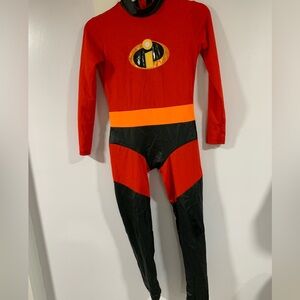 Red and Black Superhero Costume